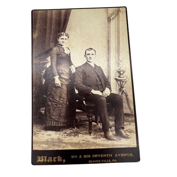 Lot of 6 Victorian Cabinet Card Photos Bogardus Notman Walzl NY NJ PA & More - Picture 7 of 8